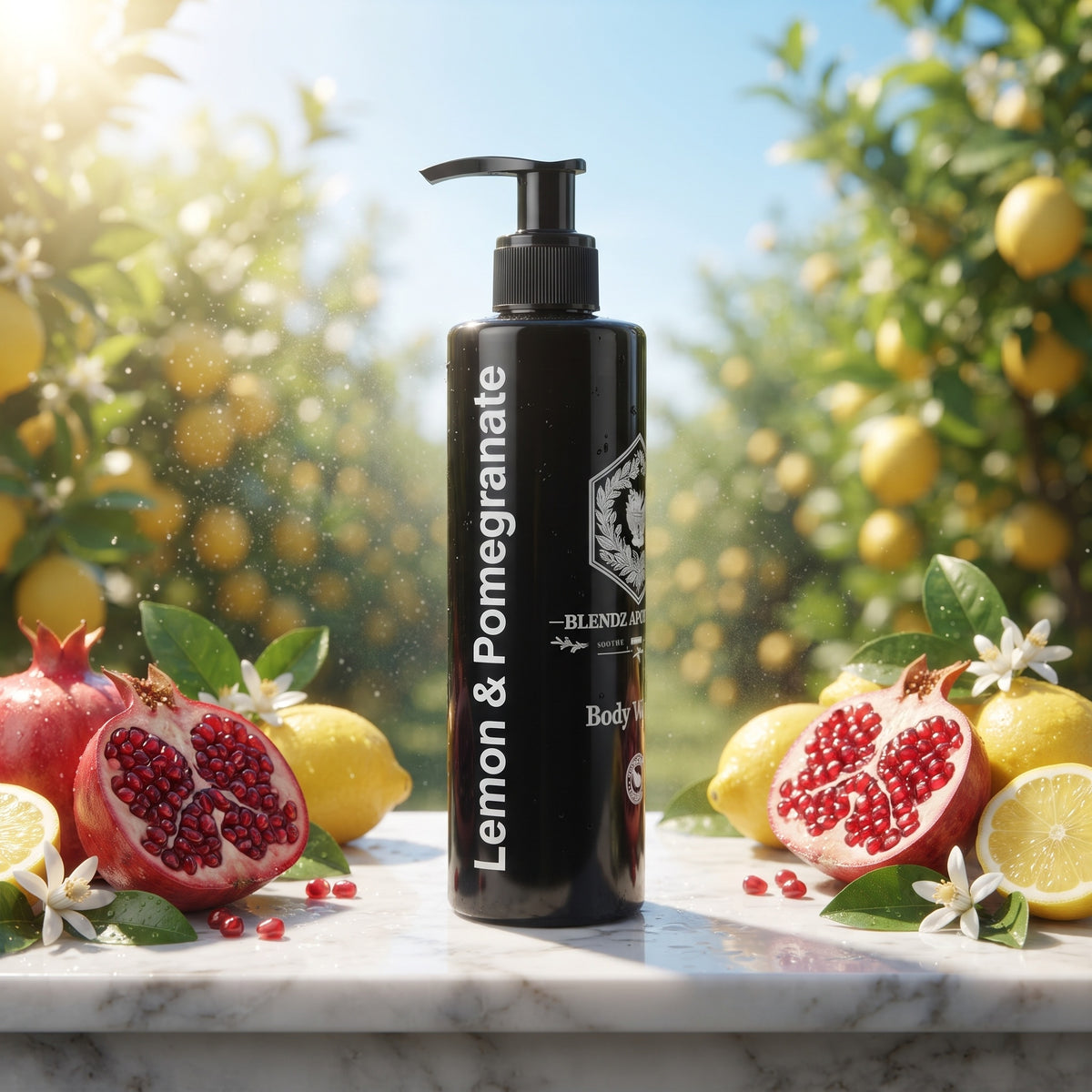 Lemon and Pomegranate Body Wash