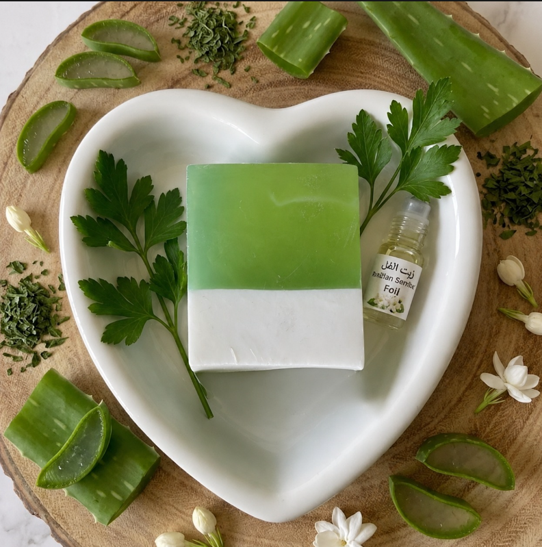 ALOE VERA  &  EGYPTIAN JASMINE SOAP